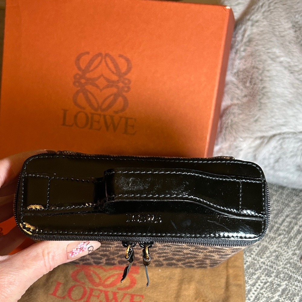 348. Loewe Animal Print cosmetic Bag with COA - Picture 7 of 13